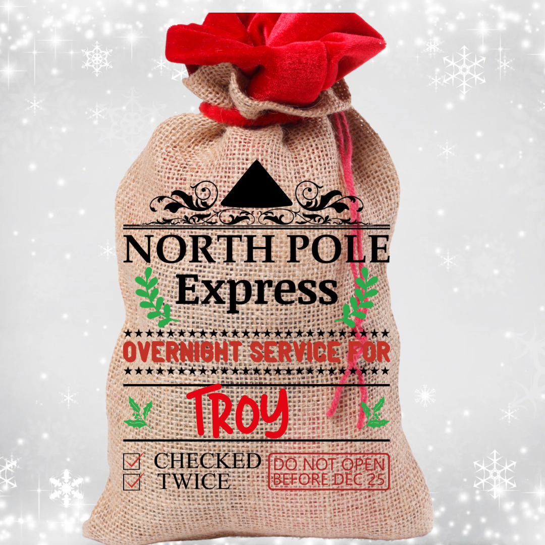Overnight Service Santa Sack