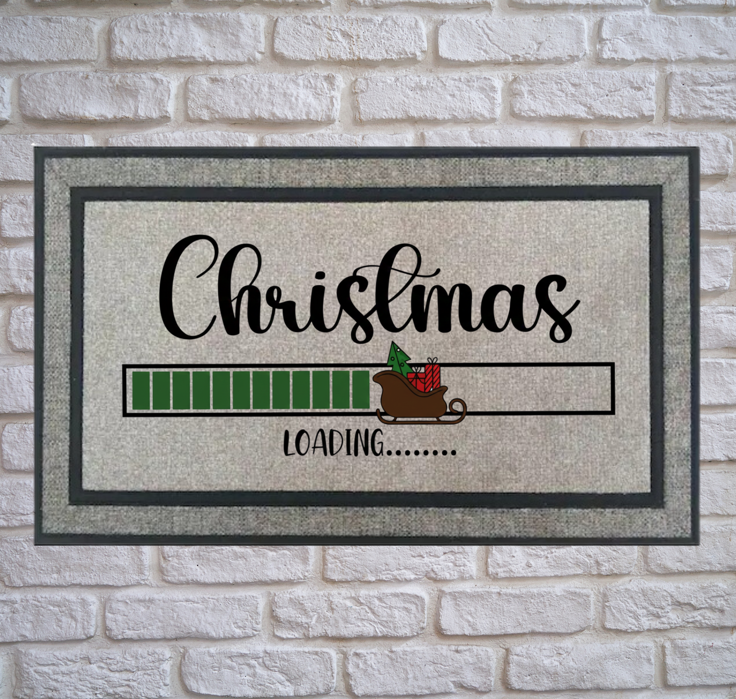 Christmas Loading Door Mat