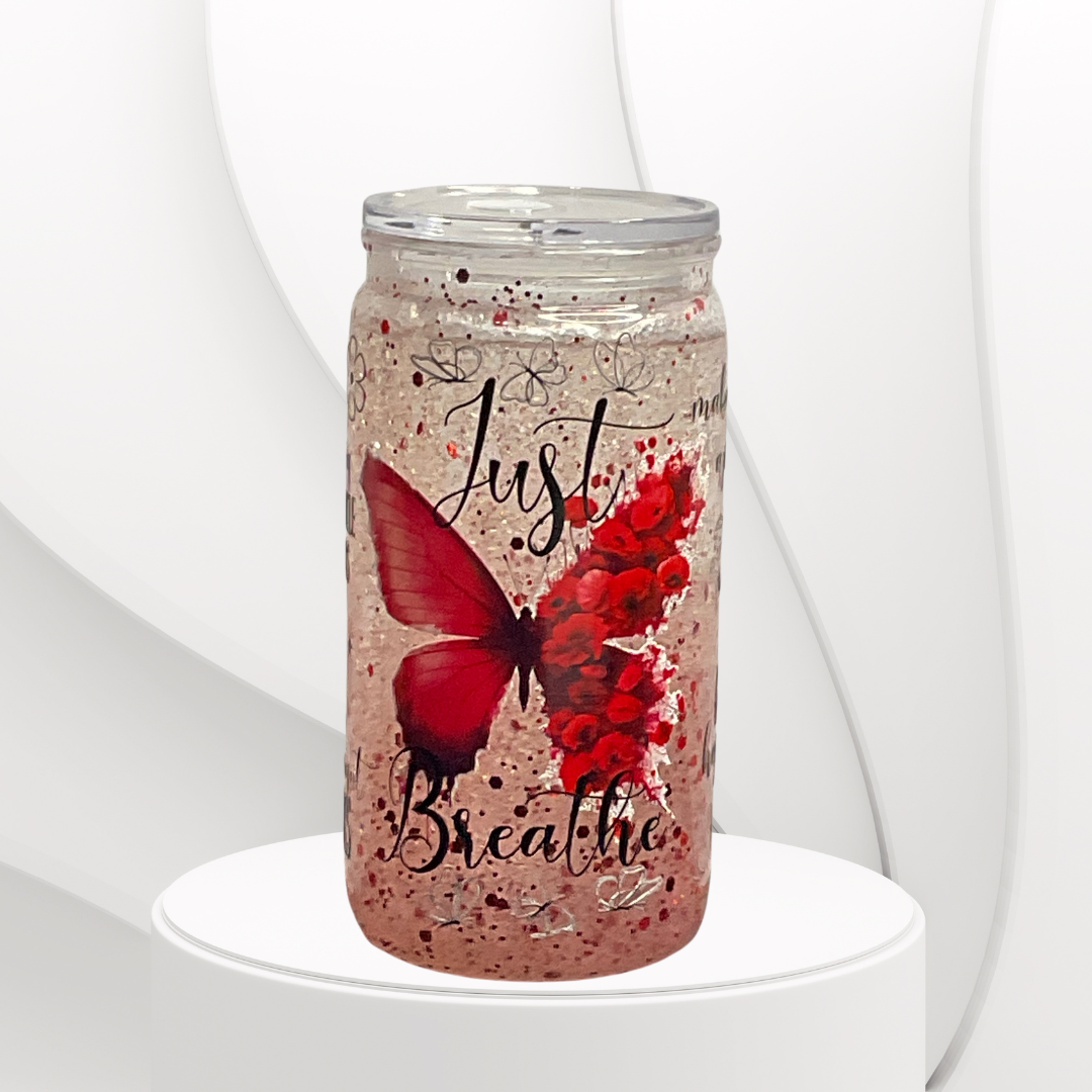 Just Breath Globe Tumbler