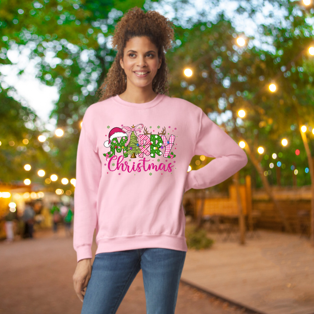 Pink Christmas Design Shirts