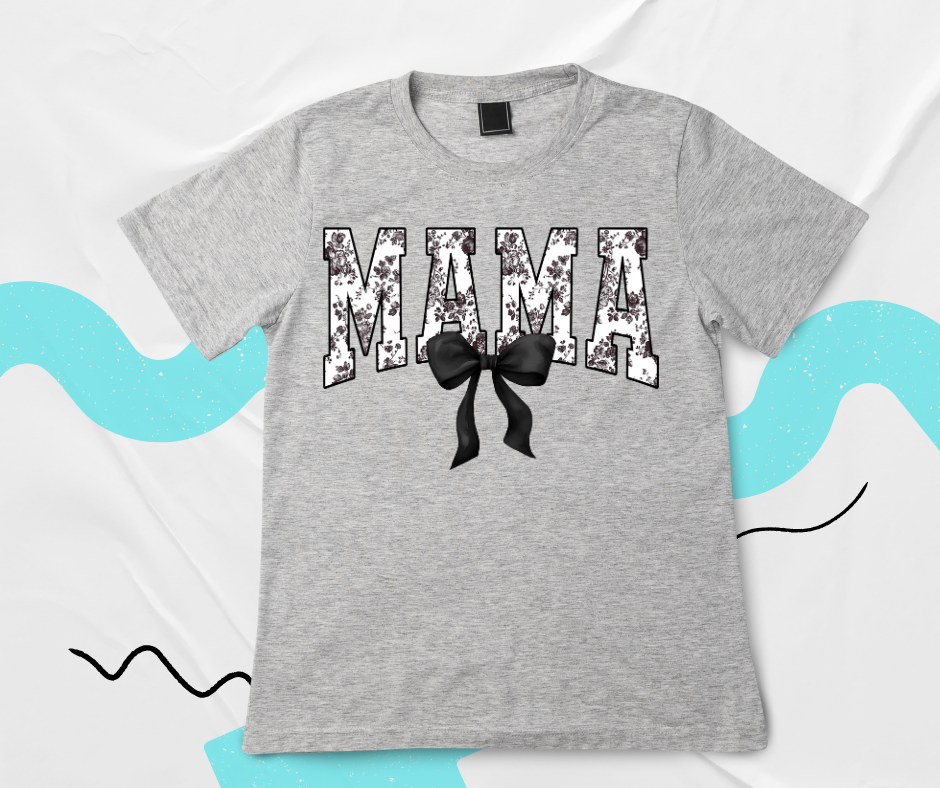Black & White MAMA Shirt