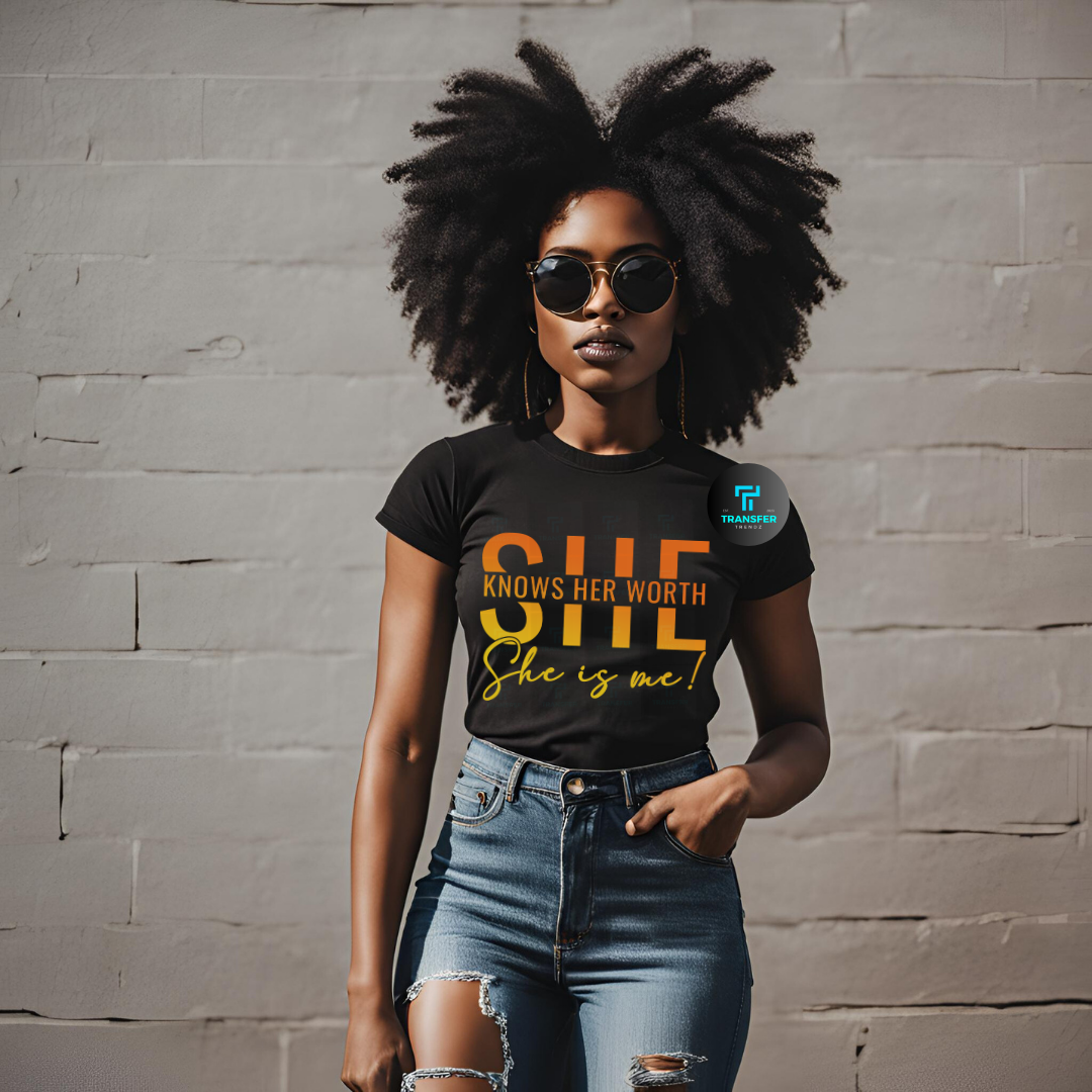 She Knows Her Worth T-Shirt