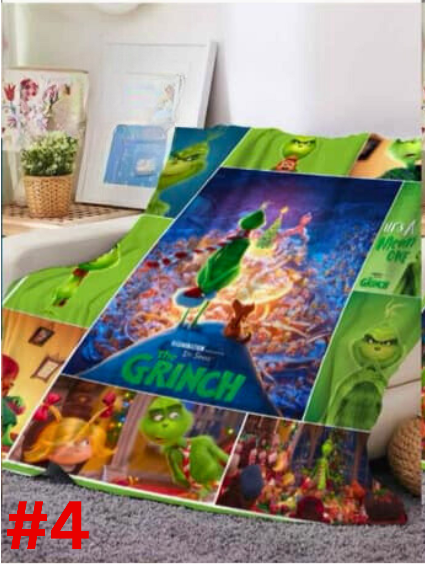 Grinch Blankets