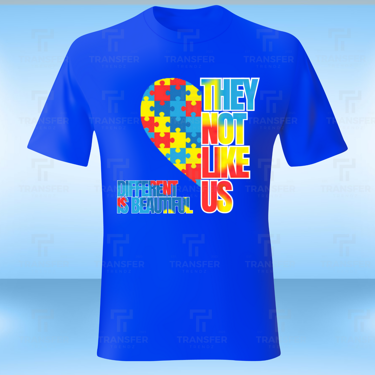 Autism-They Not Like Us T-Shirt