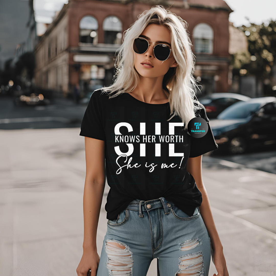 She Knows Her Worth T-Shirt