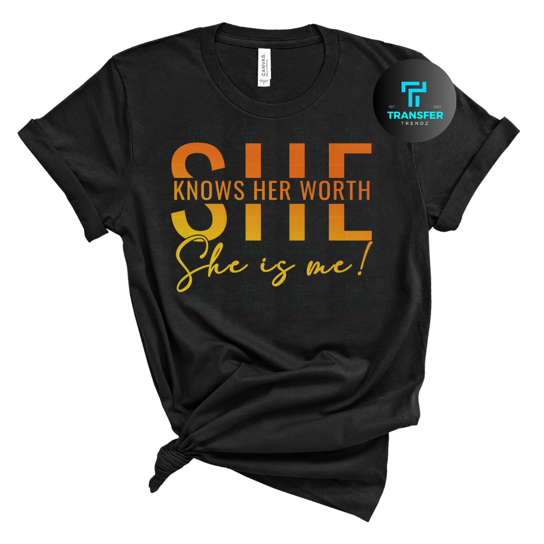 She Knows Her Worth T-Shirt