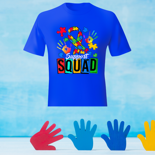 Autism Support Squad Puzzle T-Shirt & Sweatshirt