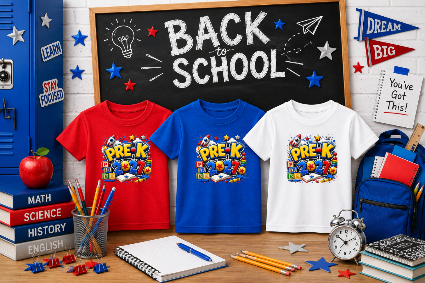 Pre-K Back To School T-Shirts
