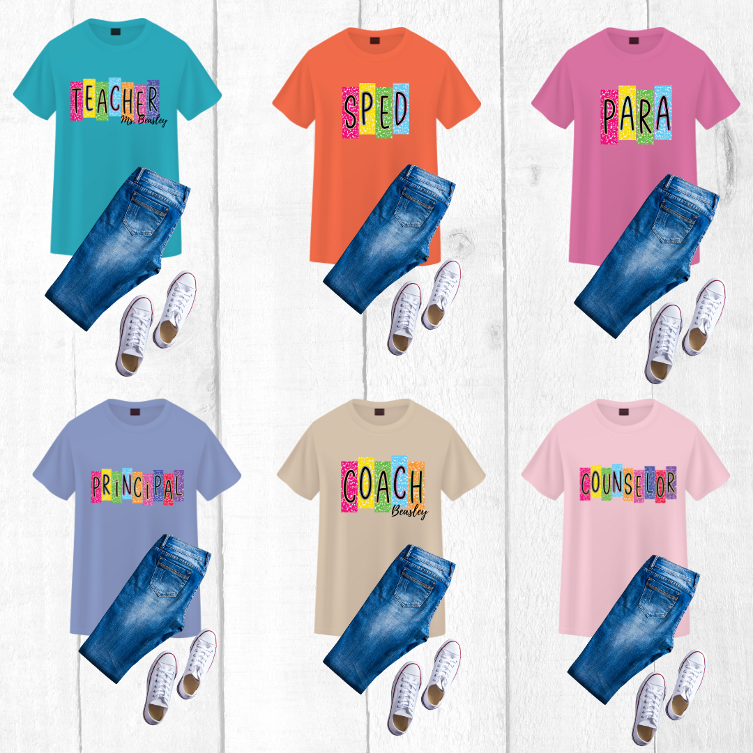 School Staff Shirts