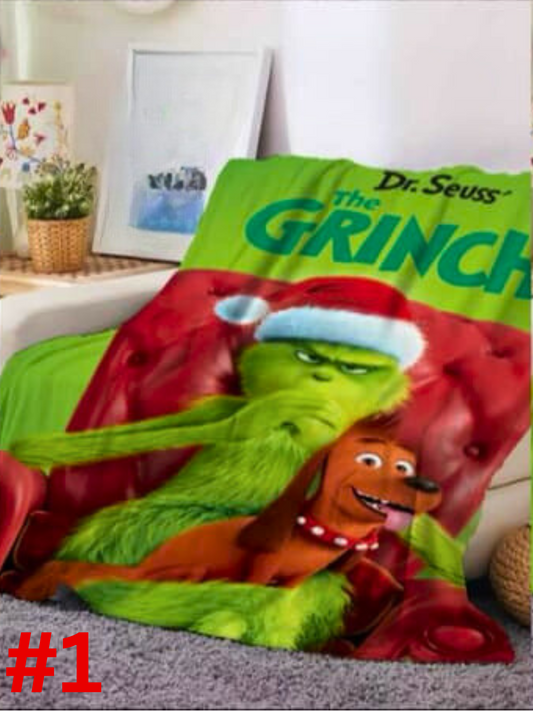 Grinch Blankets