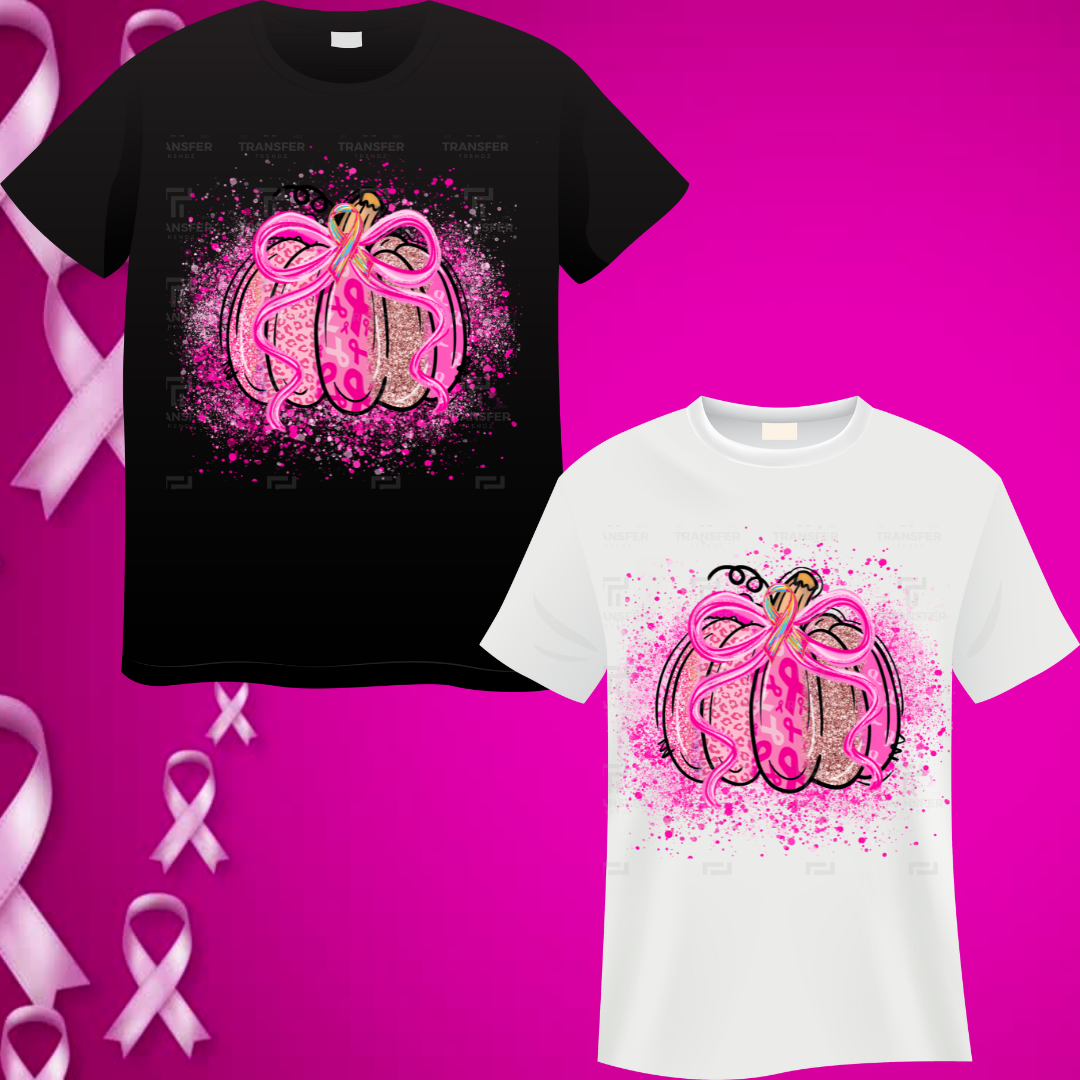 Breast Cancer Pumpkin T-Shirt
