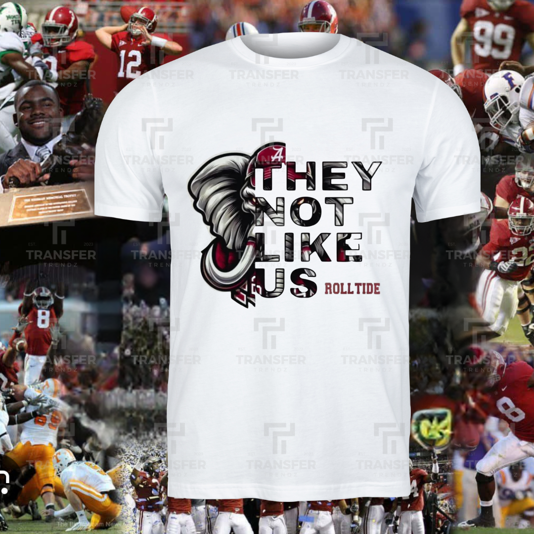 Alabama Crimson Tide  - They Not Like Us T-Shirt