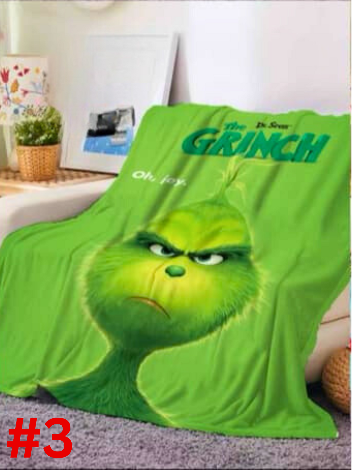 Grinch Blankets