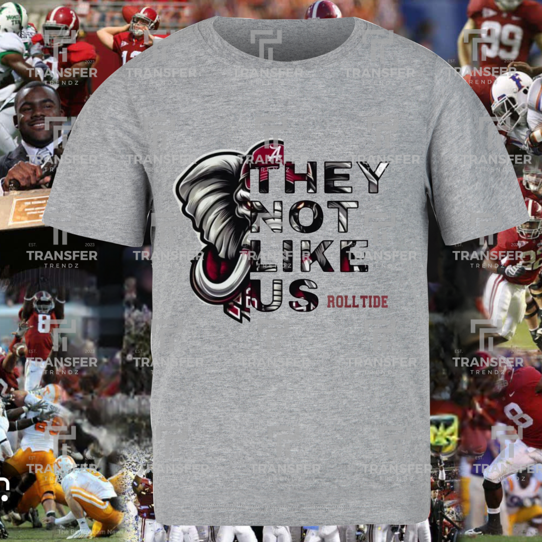 Alabama Crimson Tide  - They Not Like Us T-Shirt