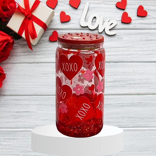 Valentine Drip Globe Tumbler