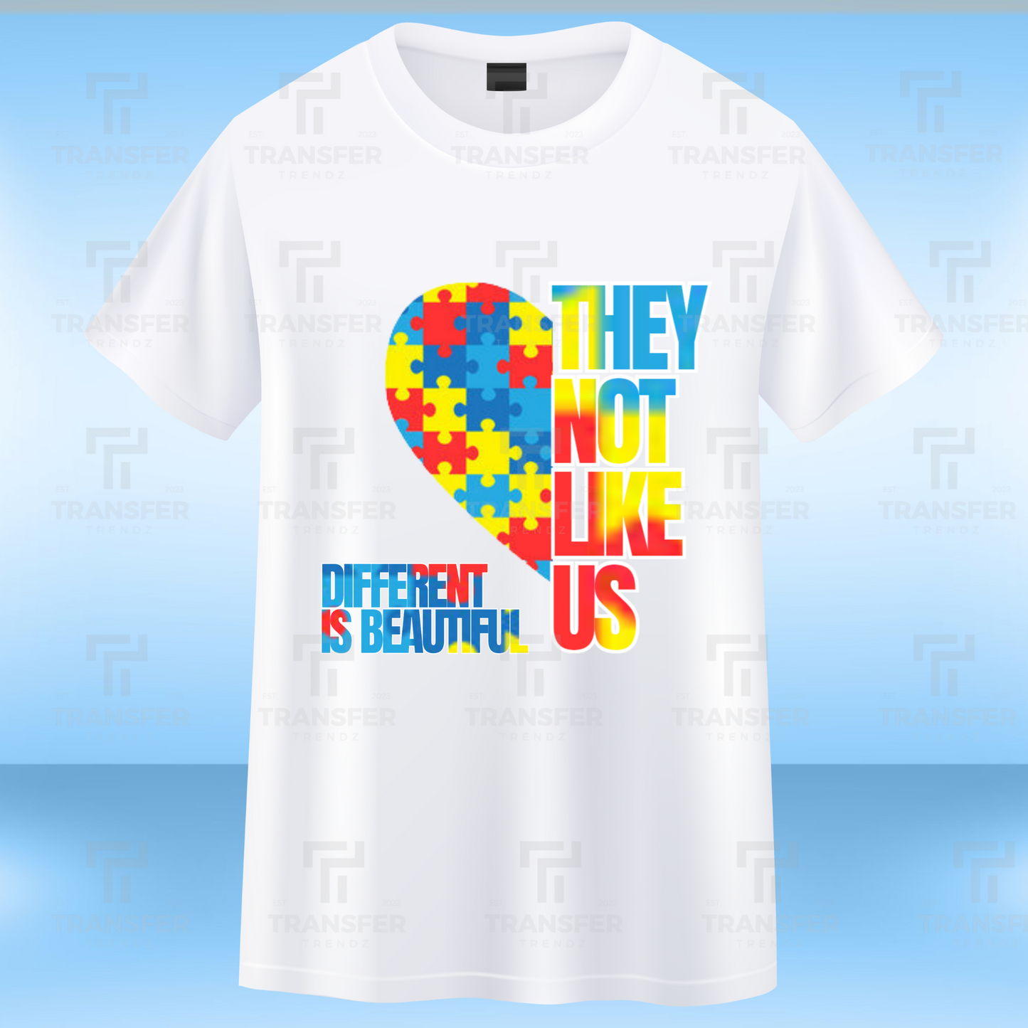 Autism-They Not Like Us T-Shirt