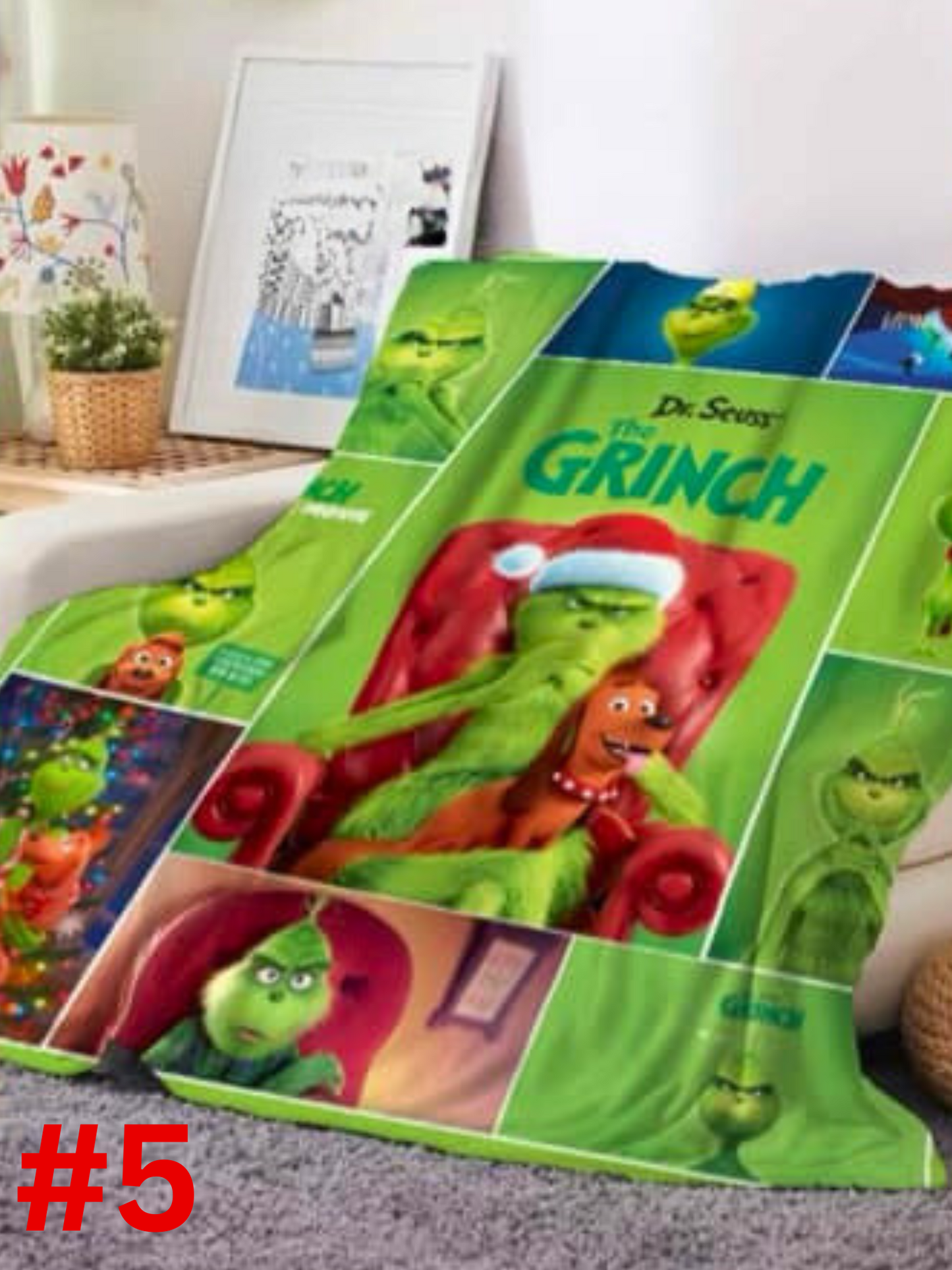 Grinch Blankets