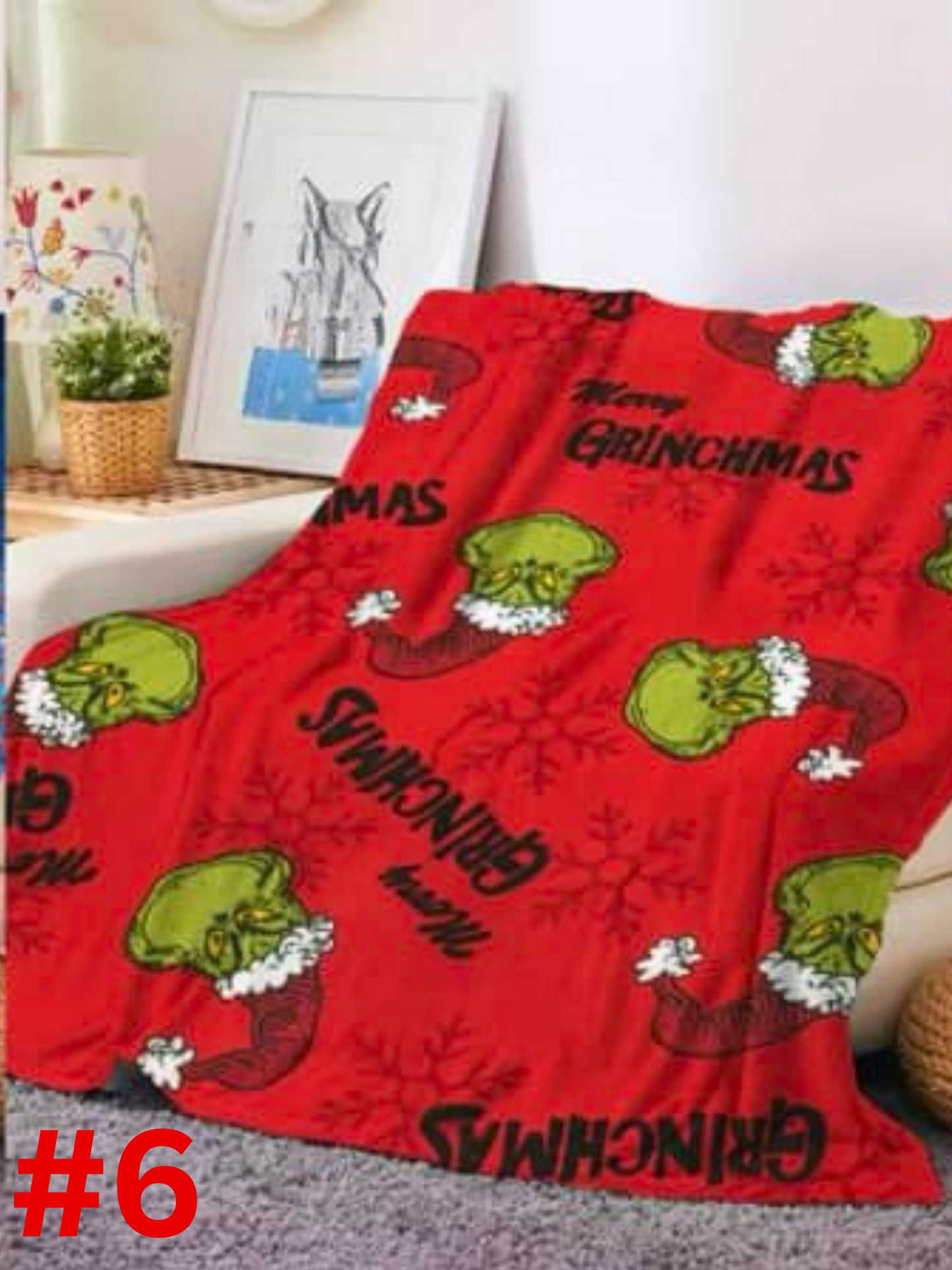 Grinch Blankets