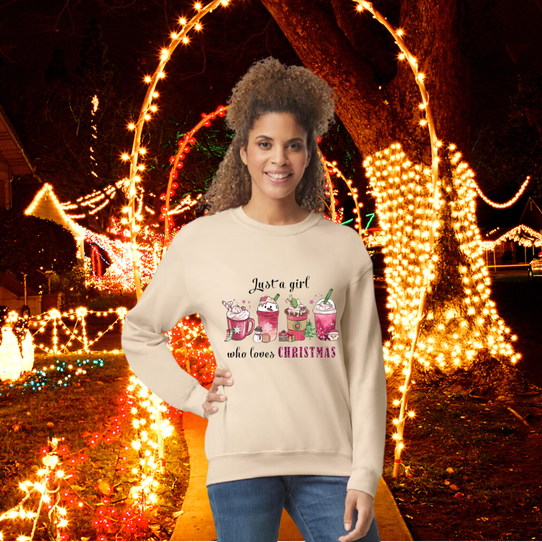 Just A Girl Who Loves Christmas Shirt