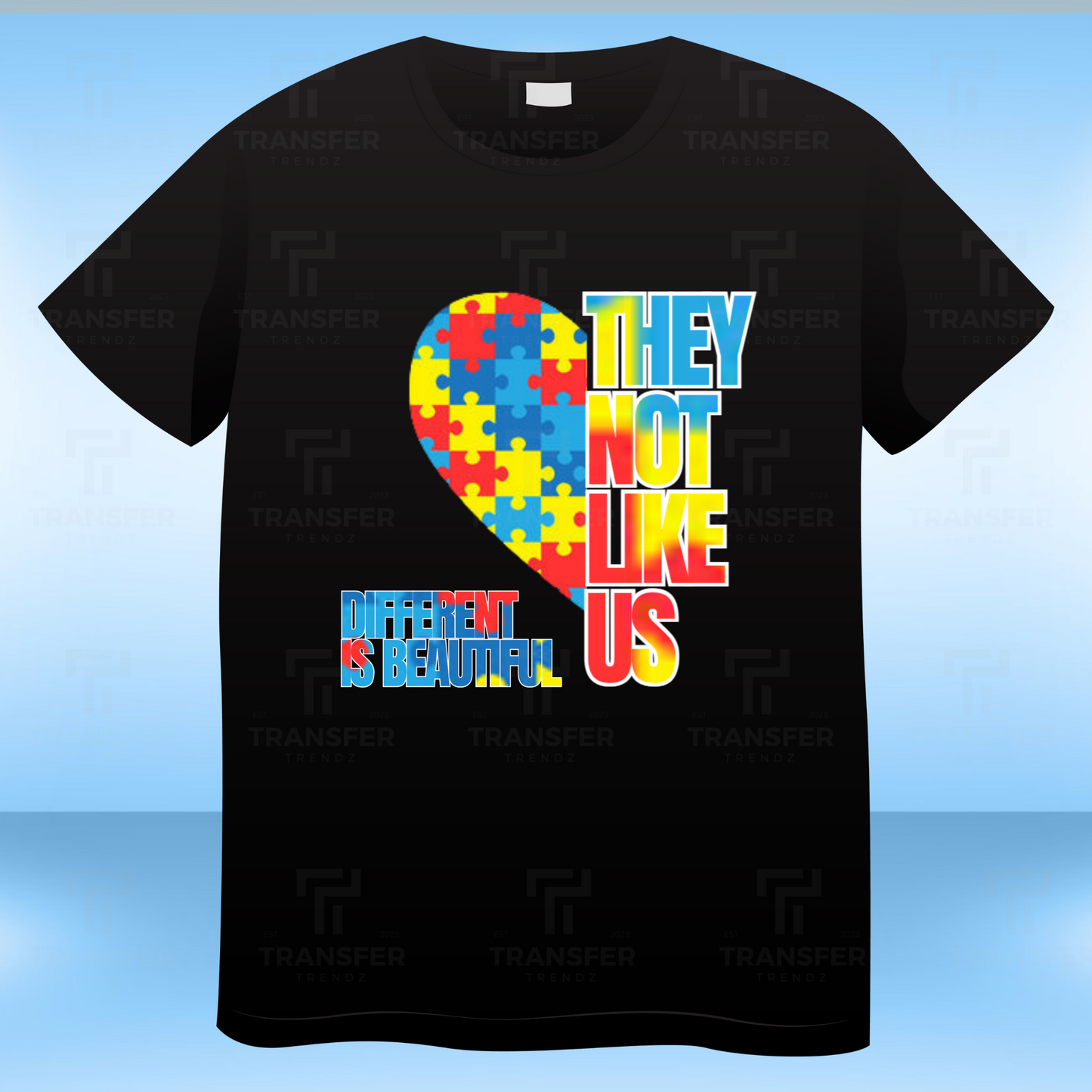 Autism-They Not Like Us T-Shirt