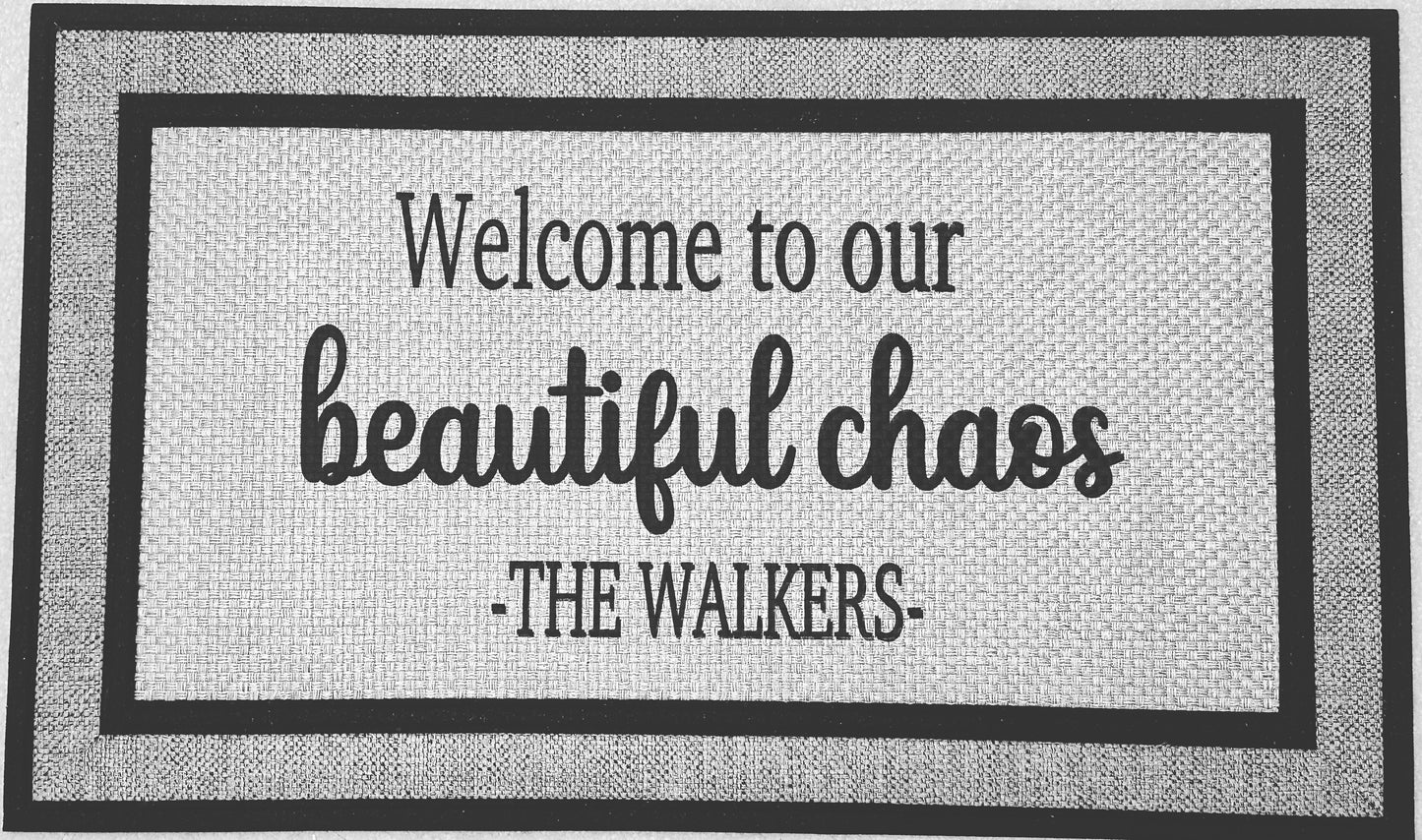 Beautiful Chaos Door Mat