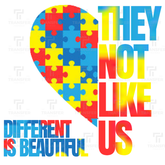 Autism - They Not Like Us PNG