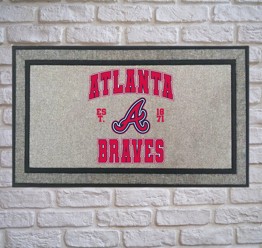 Atlanta Braves Door Mat