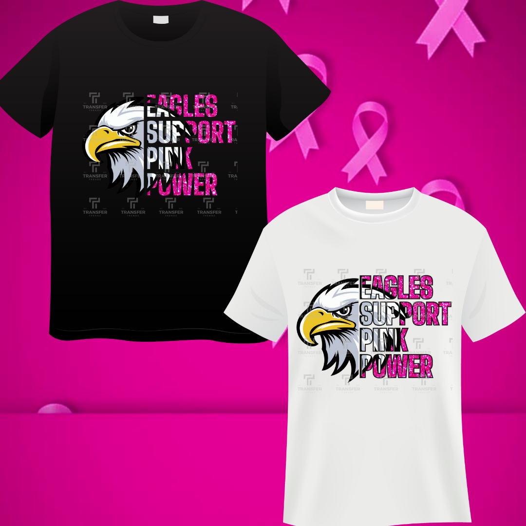 Eagles Support Pink Power T-Shirt