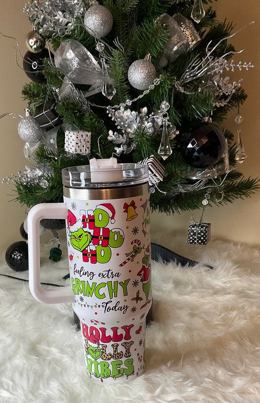 Feeling Extra  Grinchy Tumbler