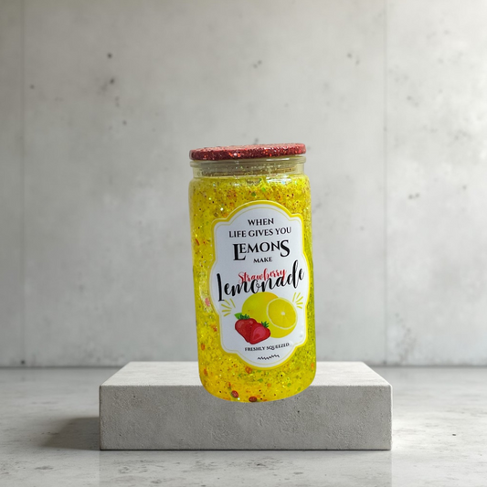 Strawberry Lemonade Globe Tumbler