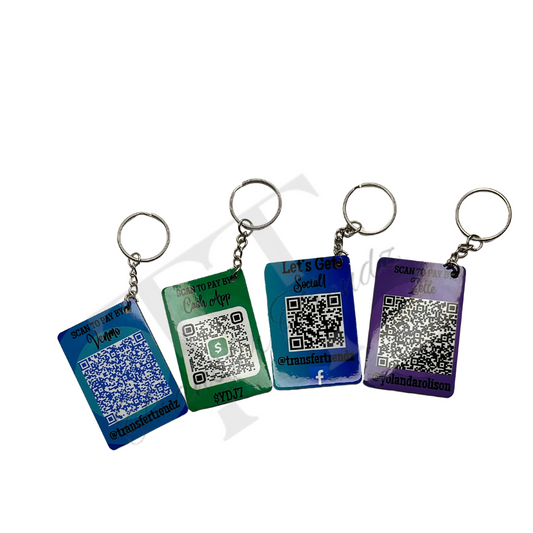 QR CODE KEYCHAINS